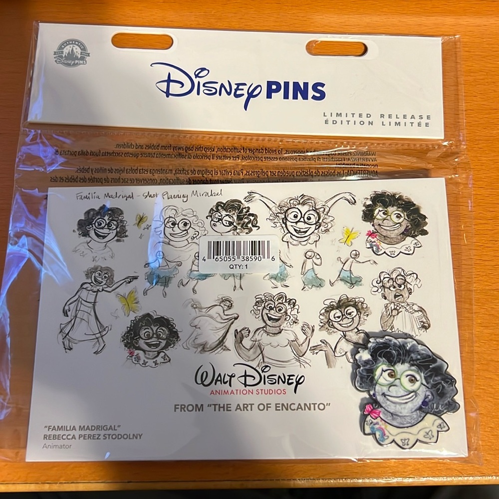 Walt Disney Animation Studios ''The Art of Encanto Limited Release pin